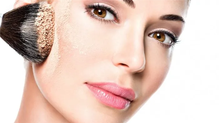 Применение пудры