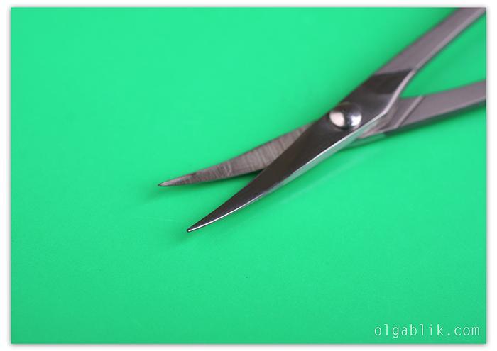 Скругленные ножницы для бровей
