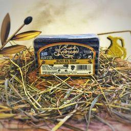 Оливковое мыло с углем